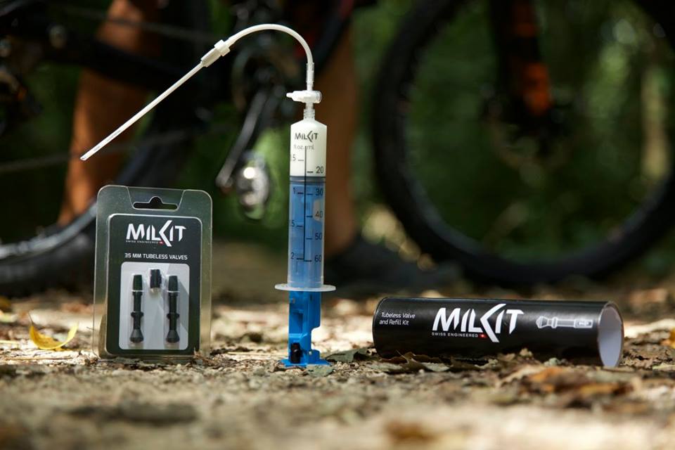 milKit Clog-Free Valves for Easy Tubeless Maintenance