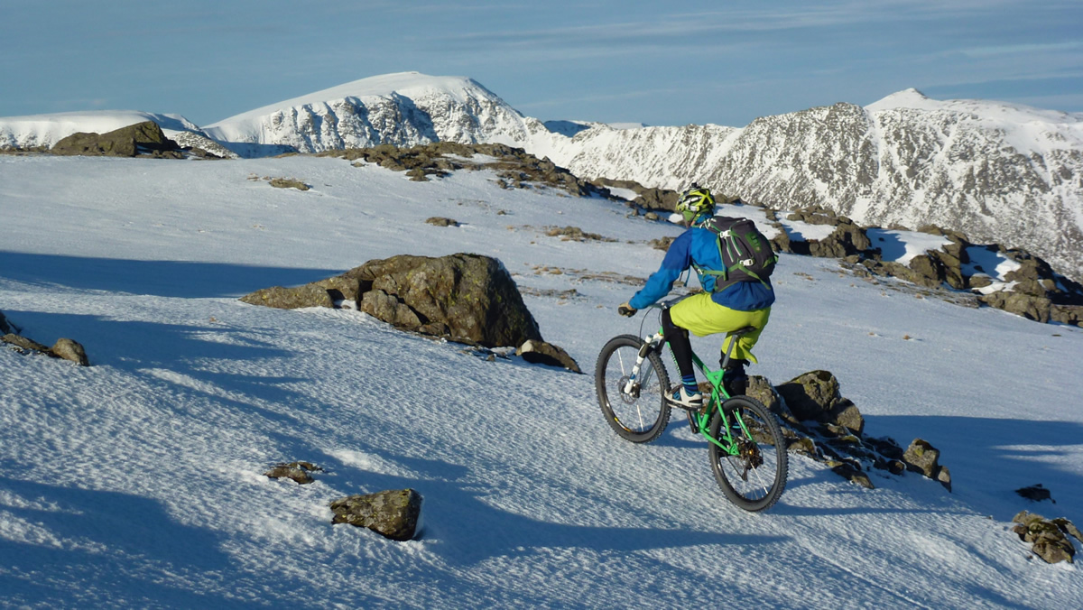 mountain biking in the snow Singletrack Magazine