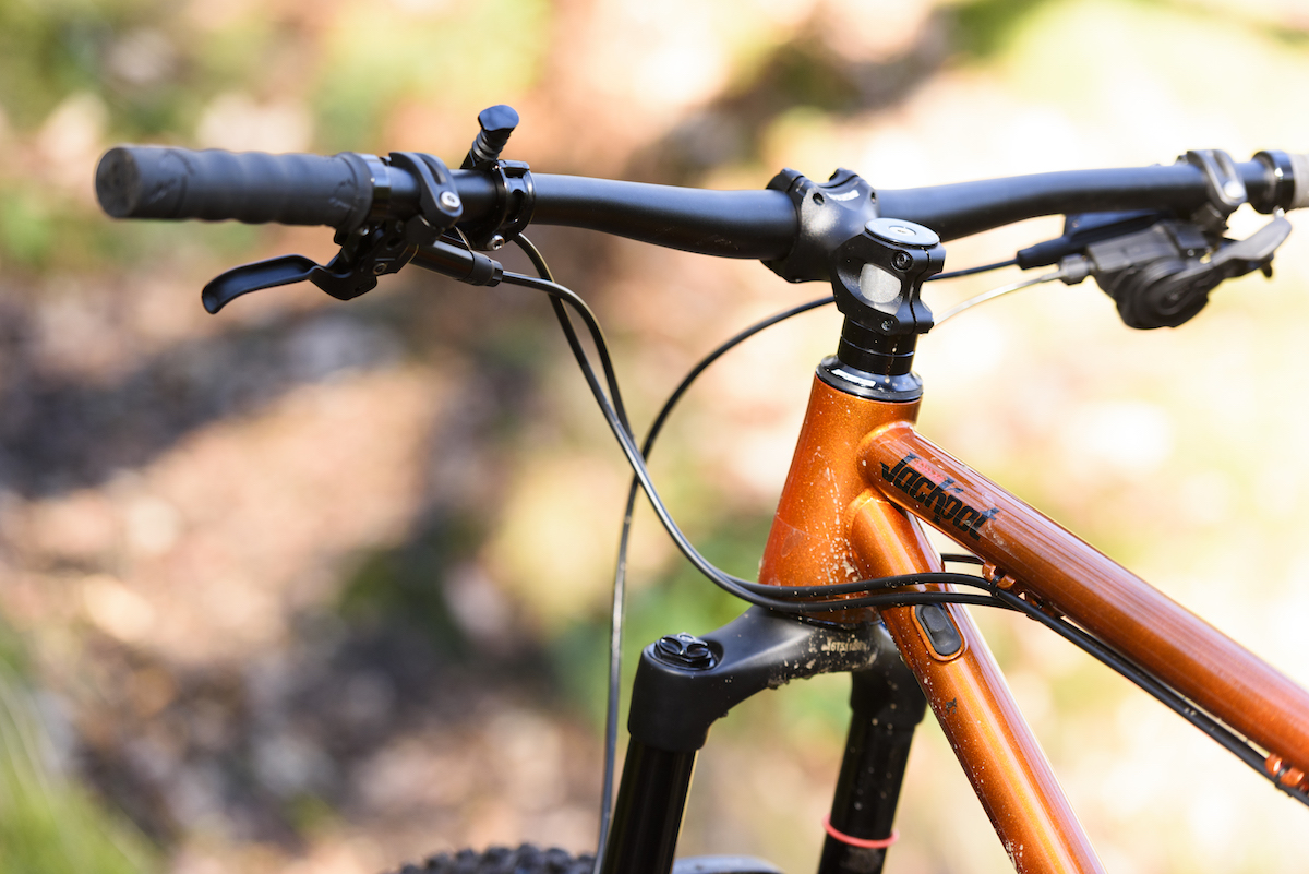 onza jackpot 27.5 steel trail hardtail rockshox mud winter