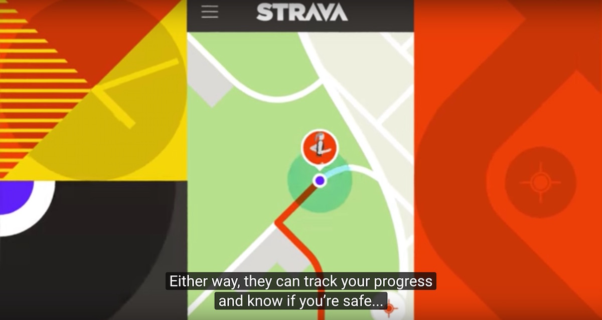 strava cycling gps