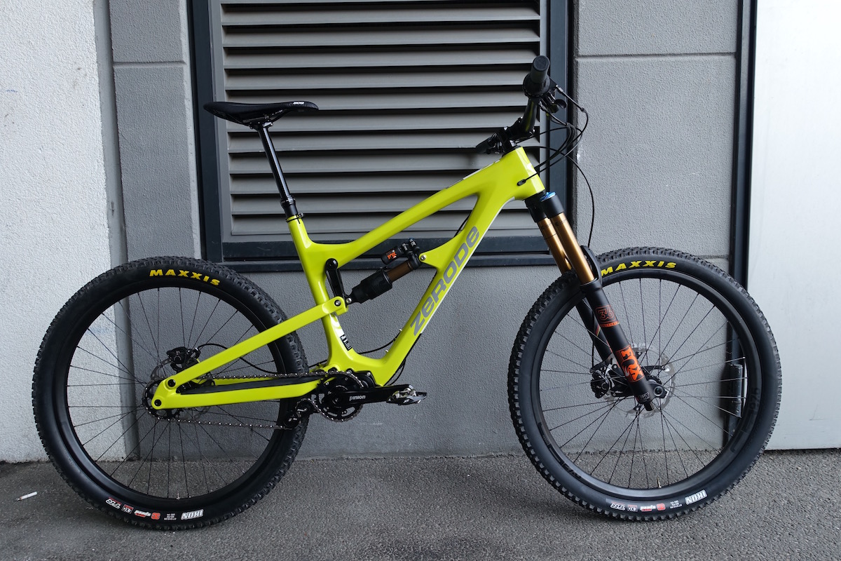 zerode taniwha enduro gearbox carbon full suspension mountain bike eurobike