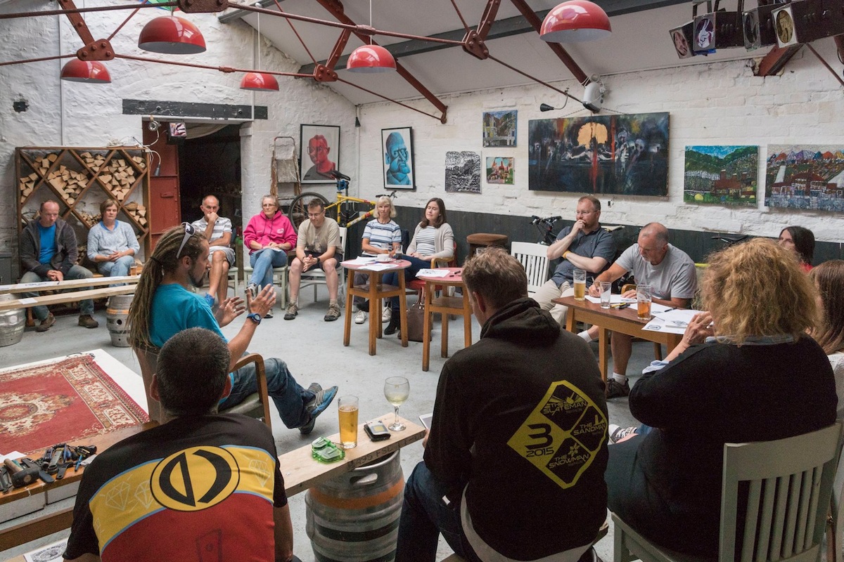 bikes and beers mechanic workshop social enterprise bar workshop wales