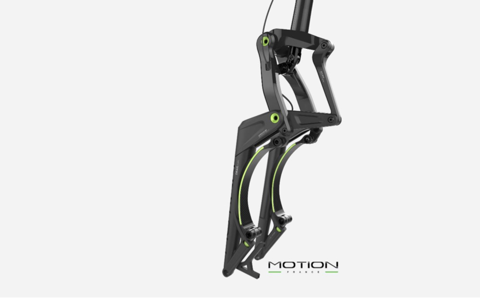 motion france french carbon fork leaf spring parallelogram fork suspension weird unusual unique