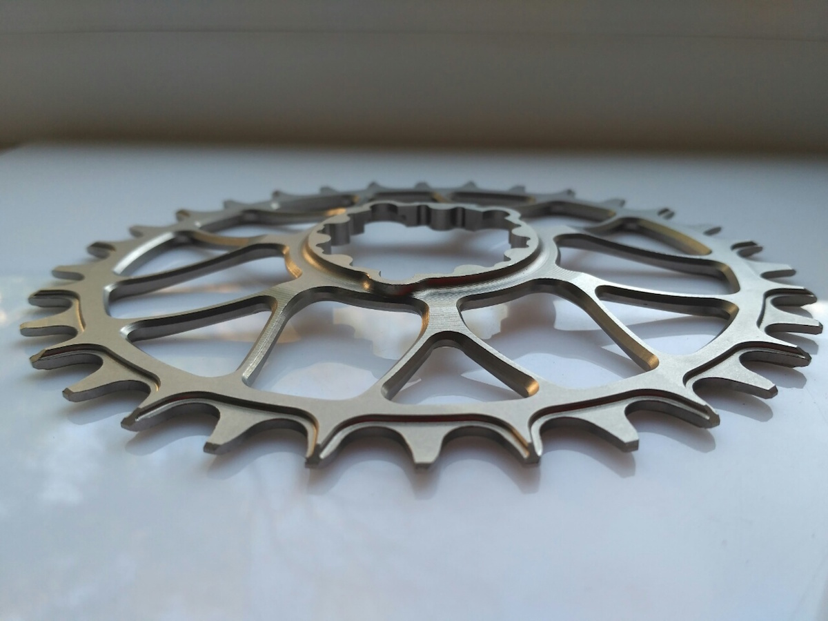 titanium jockey wheels chainring narrow wide direct mount