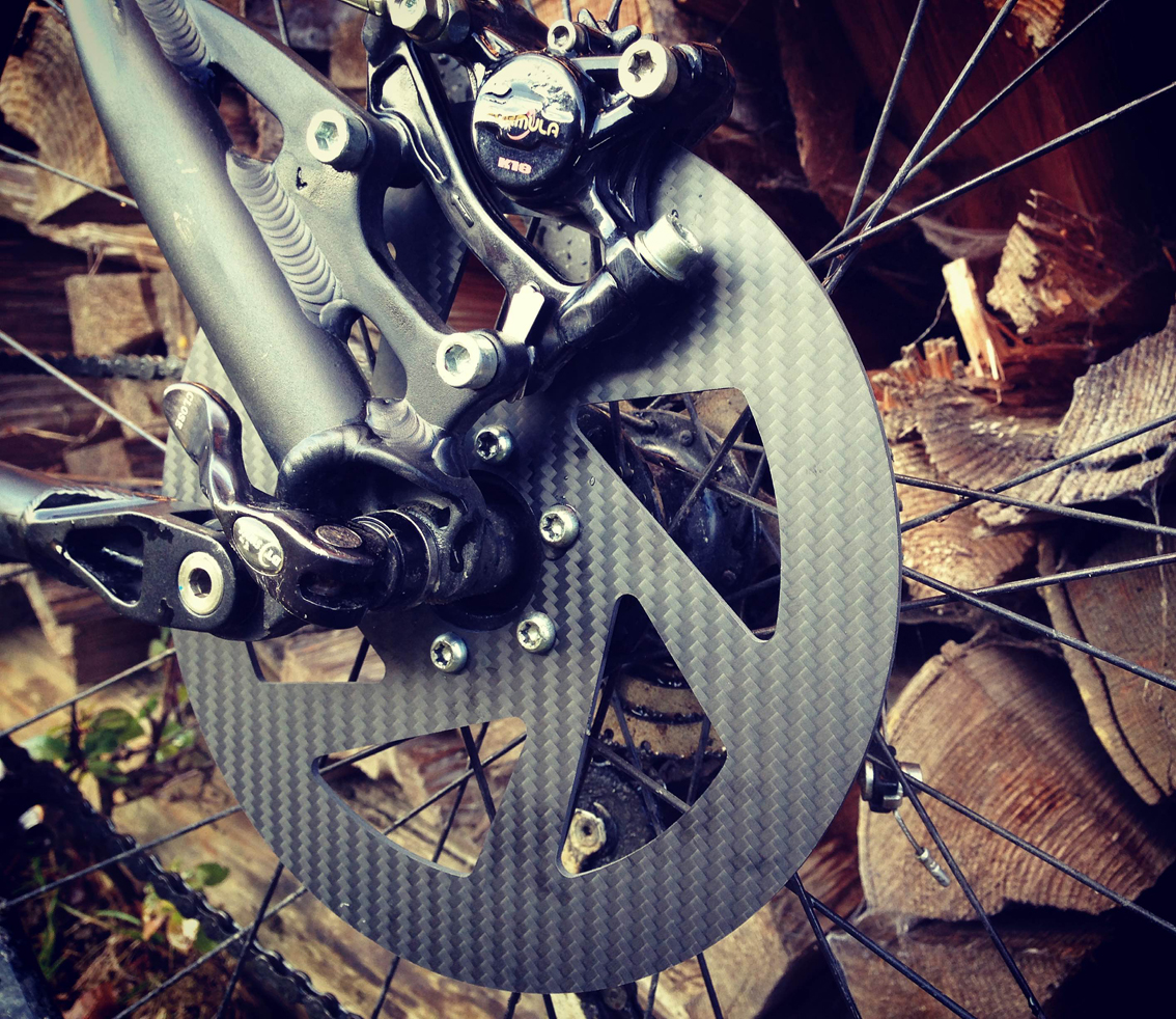 alpha carbon fibre disc rotor superlight trick exotic