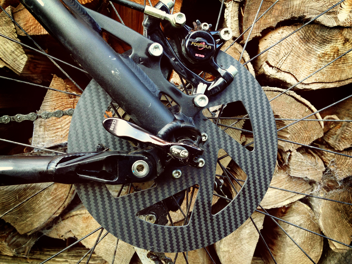 alpha carbon fibre disc rotor superlight trick exotic