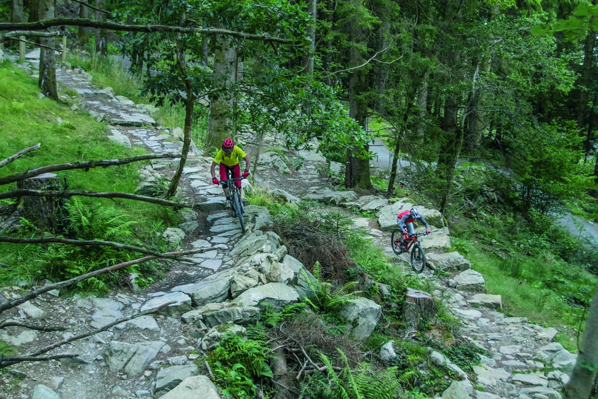NRW Mountain Bike Trails Close In Wales