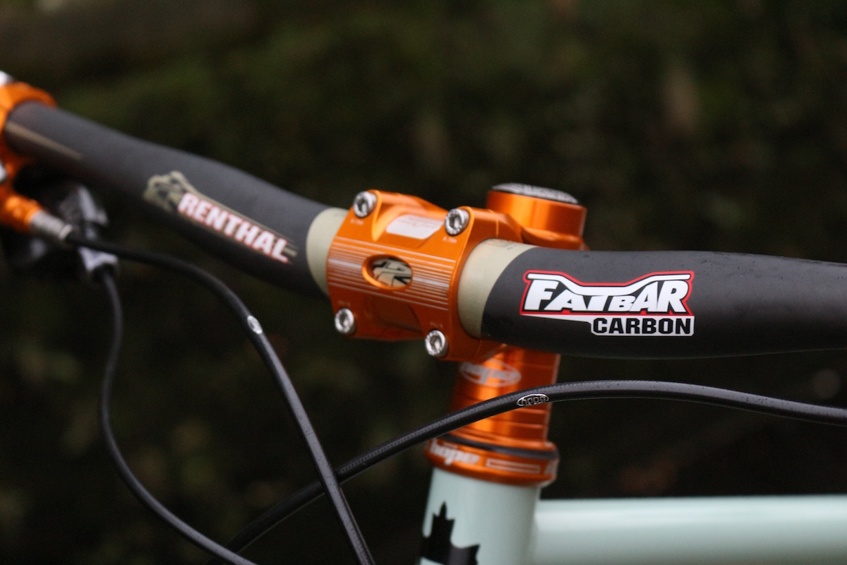 brother cycles big bro off road bikepacking touring hope brake crank pedal cassette orange bling shiny steel brooks