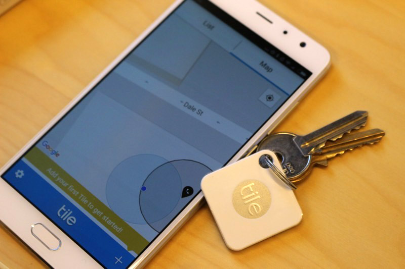 Tile connects to your phone via an app for keeping tabs on your belongings