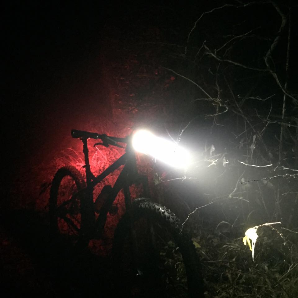 night ride jim lights foggy