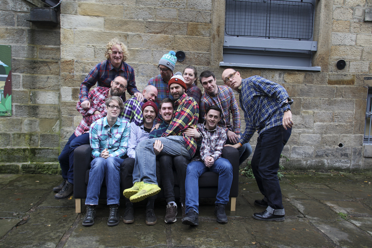 christmas singletrack staff photo