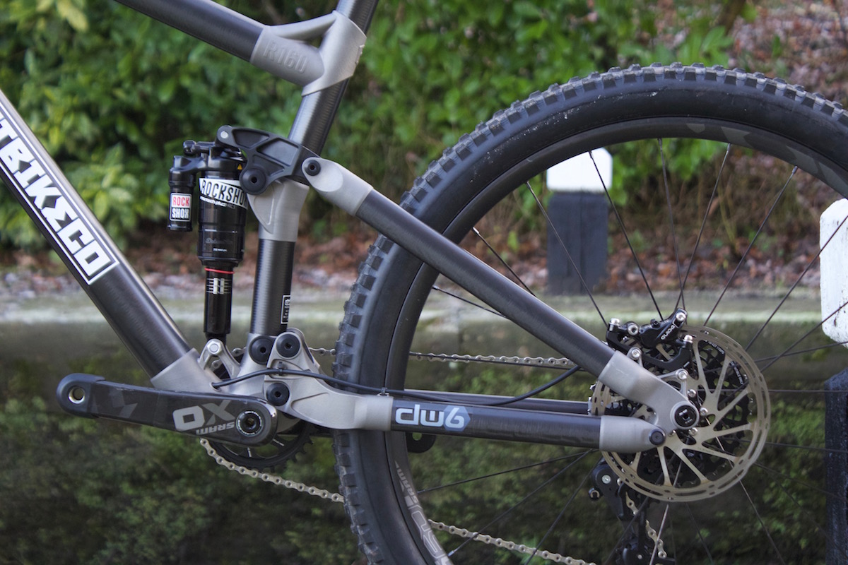 robot bike company r160 titanium carbon enduro bike rockshox lyrik monarch sram roam 60