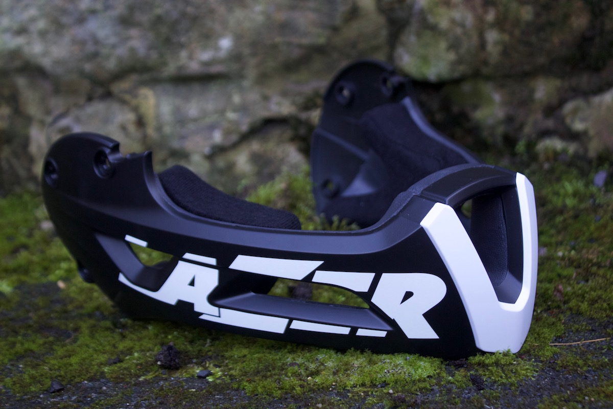 lazer helmet revolution chinguard enduro full face