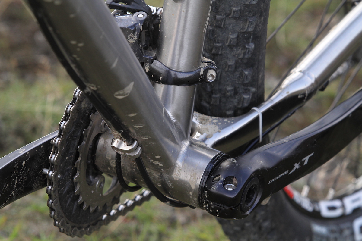j. guillem titanium hardtail 29er rigid carbon stans ztr crest shimano deore xt 2x11 issue 108 biketest