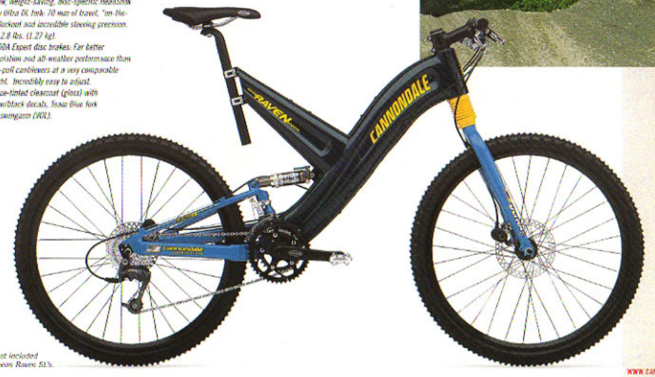 cannondale retro raven carbon headshok