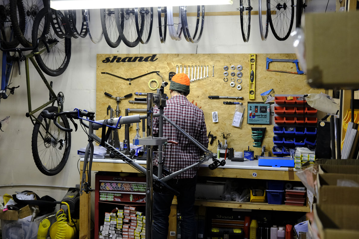 shand cycles, framebuilding, steel, scottish, made in britain, hardtail