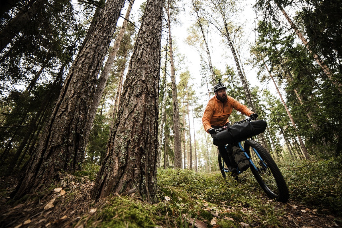 kona unit singlespeed bikepacking finland camping adventure trees