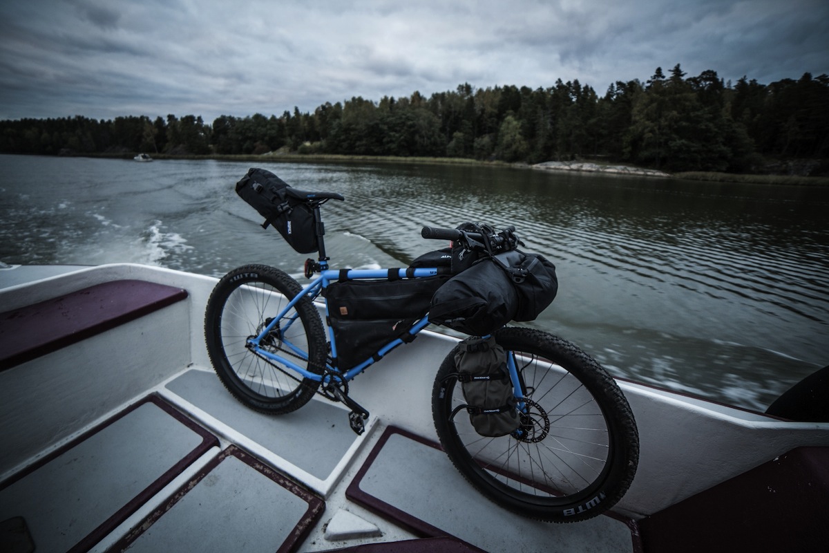 kona unit singlespeed bikepacking finland camping adventure trees