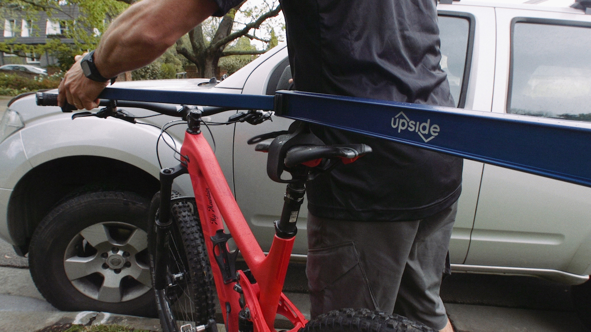 car roof rack upside