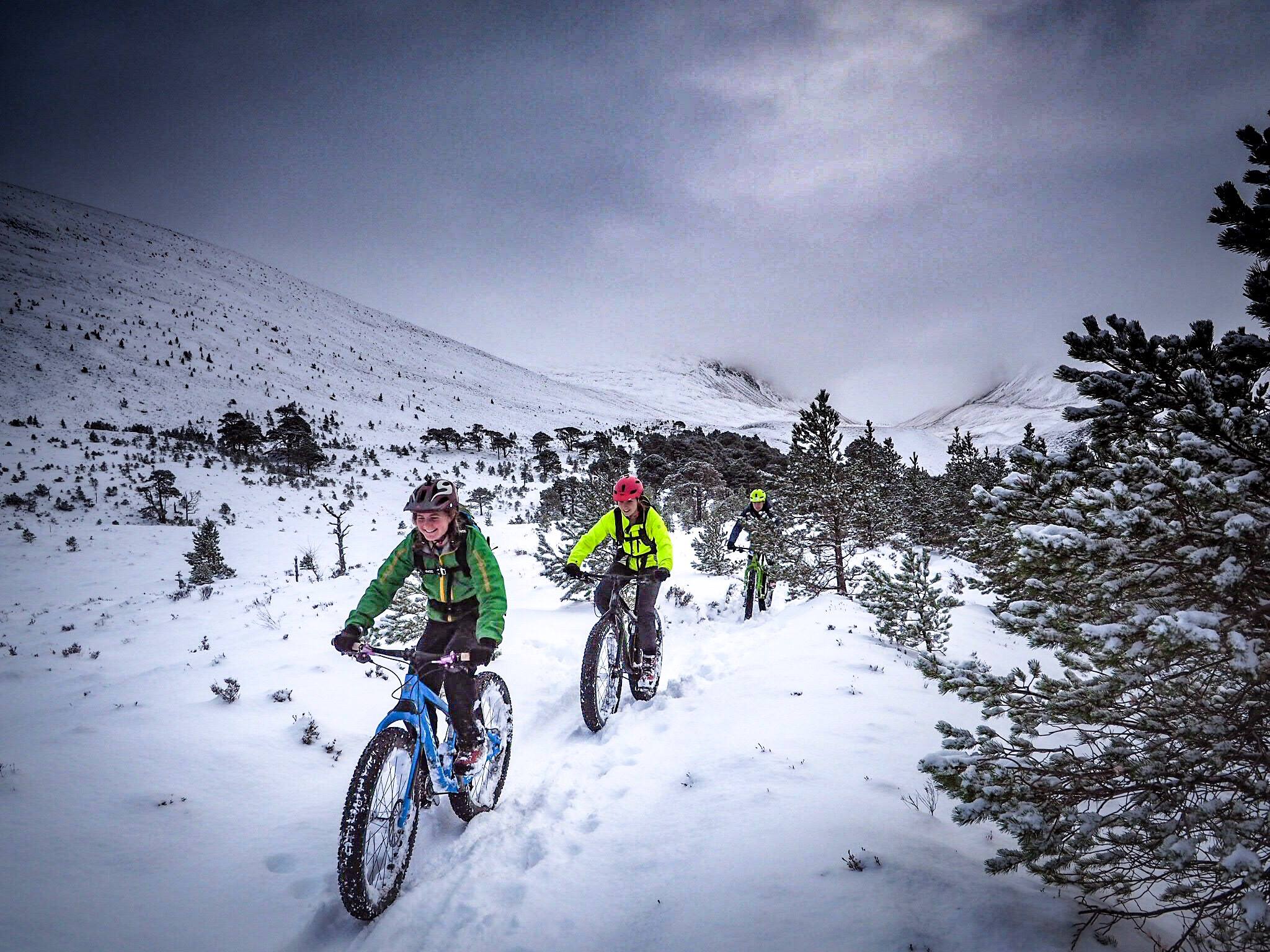 rachel sokal tom nash olly oli townsend snow fatbike fatbiking dog puppy monday morning debrief lake district mountain tom hill whiskey