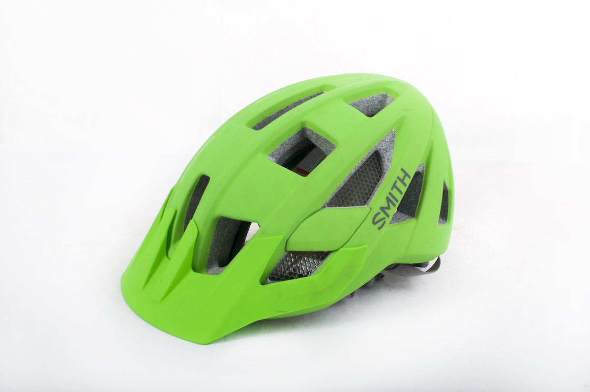 smith rover mips green helmet
