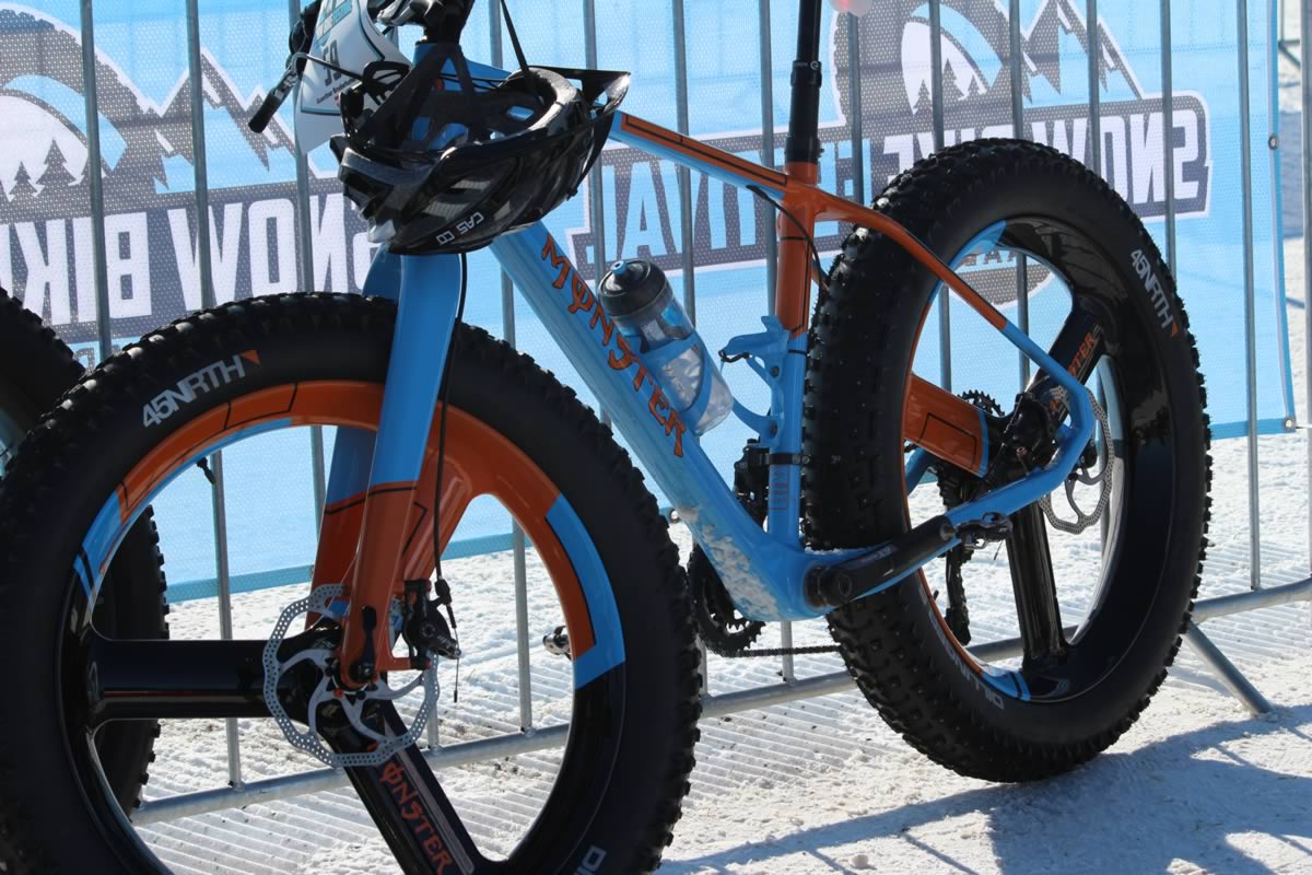 This bike is cool! A total custom fat bike. Can anyone ID the frame?