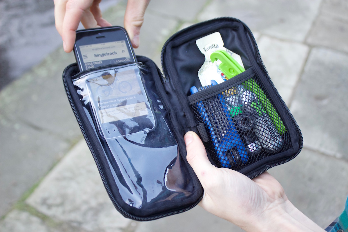 sticky pod pouch phone tools