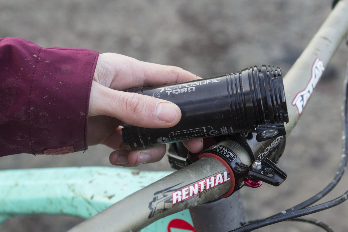 exposure diablo toro mk8 light led helmet handlebar uk made