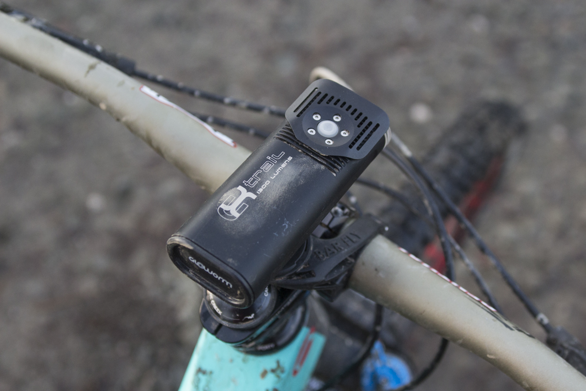 gloworm cx trail handlebar light helmet led