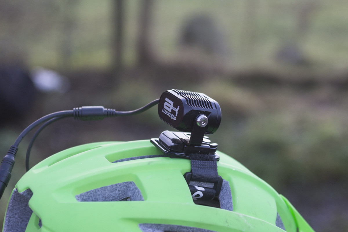 gloworm cx trail handlebar light helmet led