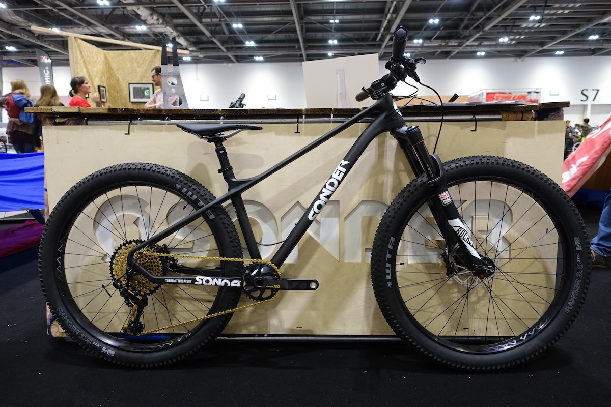 sonder transmitter carbon hardtail 27.5 plus london bike show alpkit