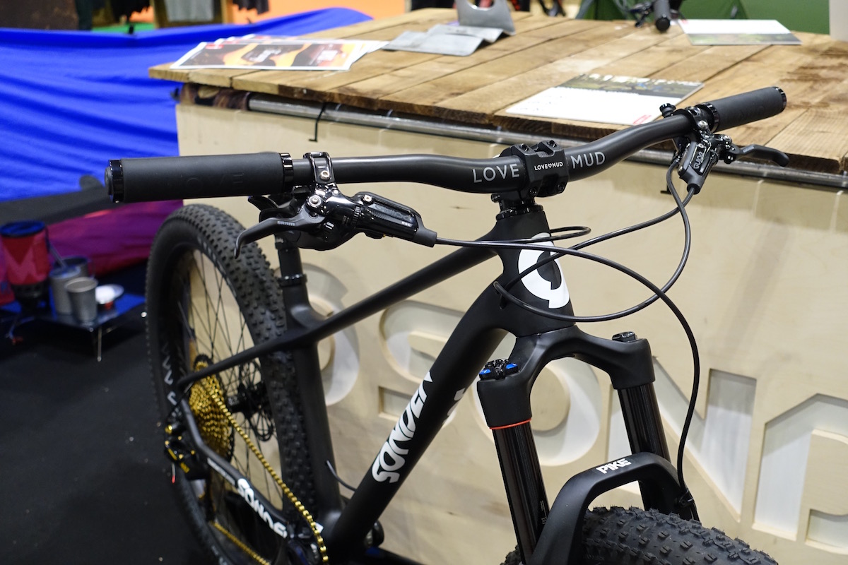 sonder transmitter carbon hardtail 27.5 plus london bike show alpkit