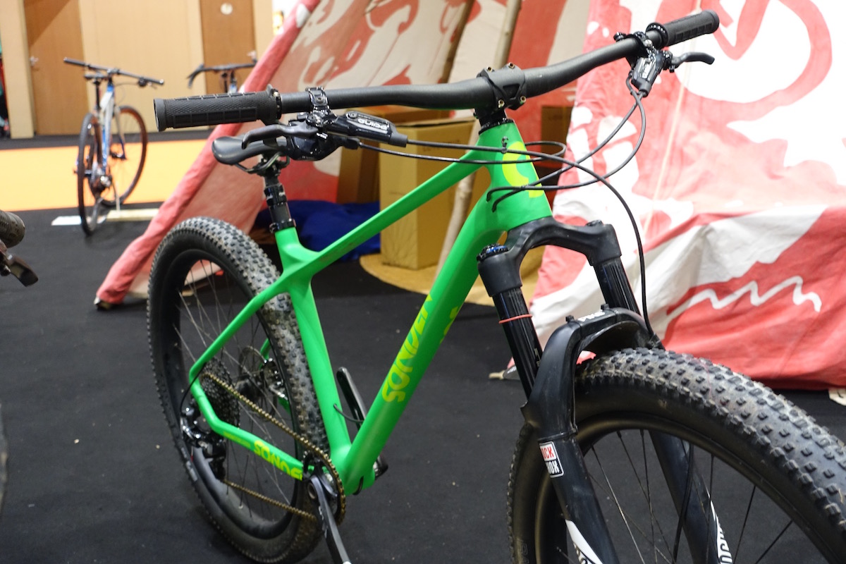 sonder transmitter carbon hardtail 27.5 plus london bike show alpkit