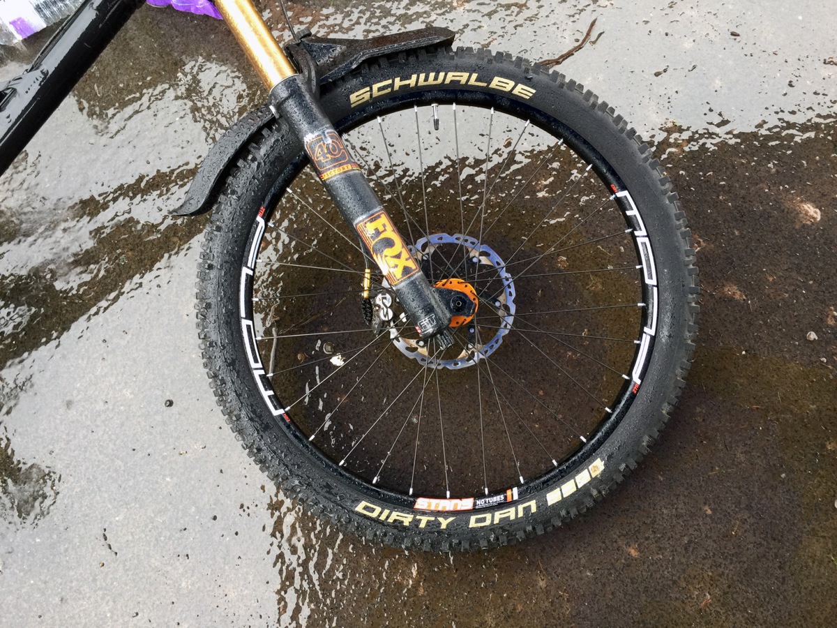 Get the mud tyres on