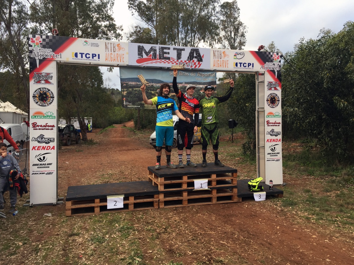 Elite men's podium