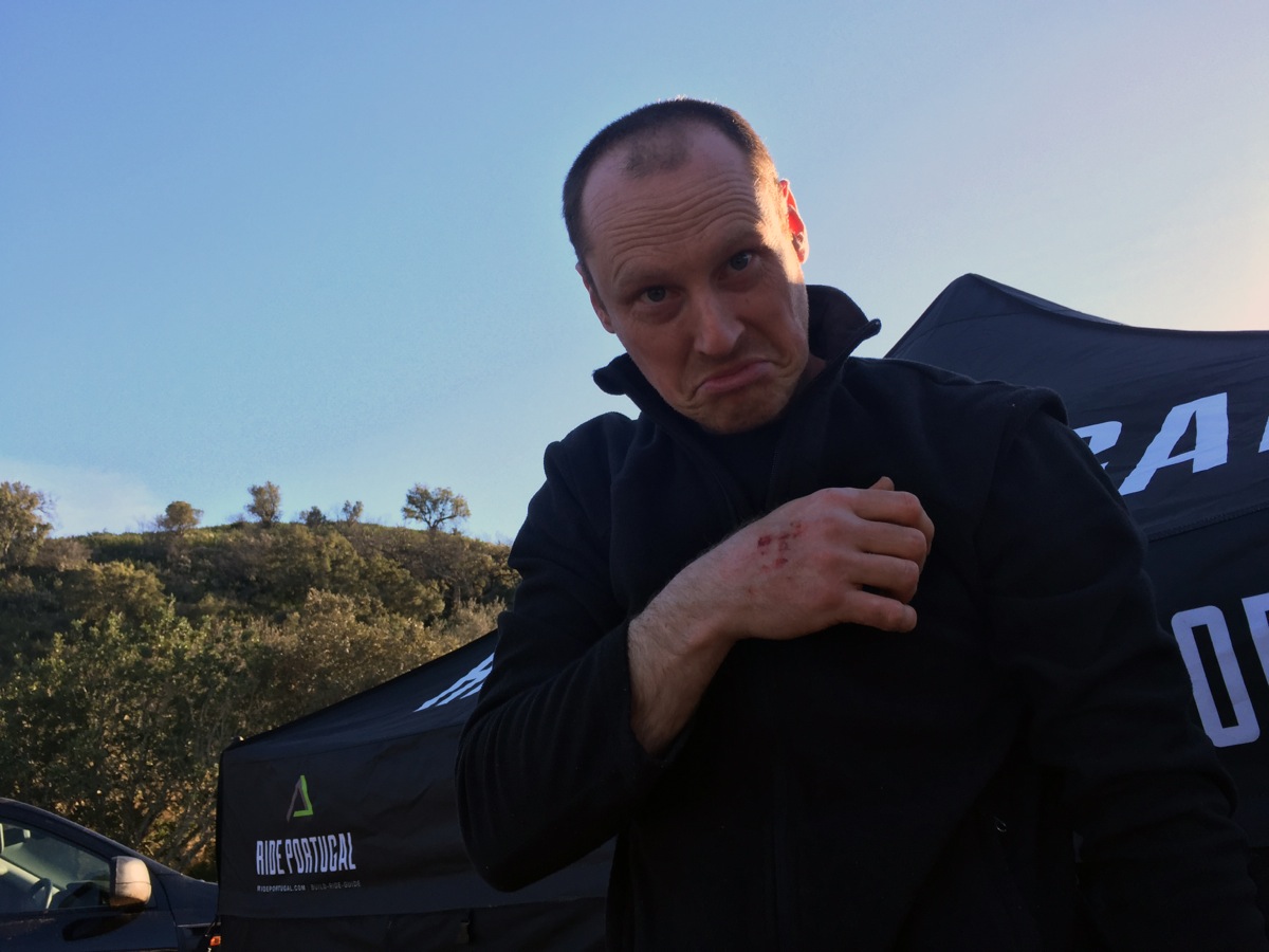 Neil White post-crash