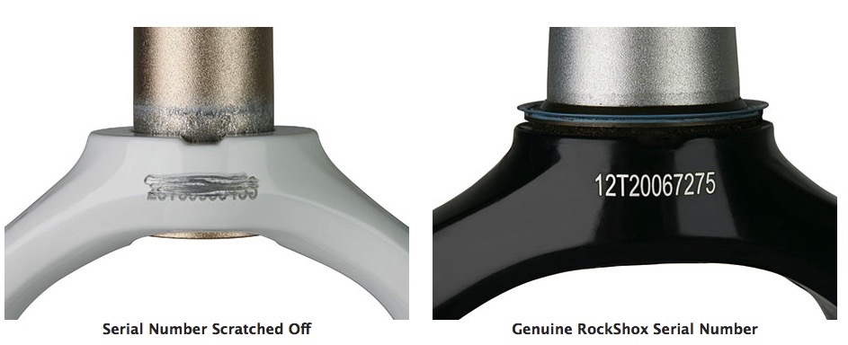 Rockshox Issues Warning Over Missing Serial Numbers