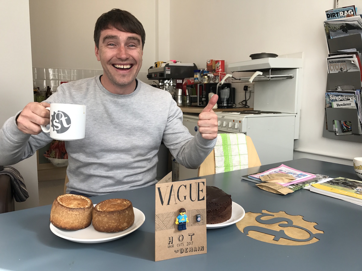ross happy birthday cake pie
