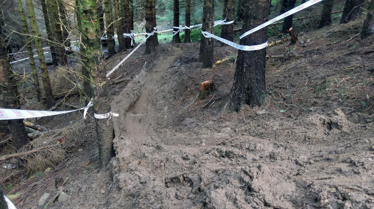 There's a rut in there somewhere