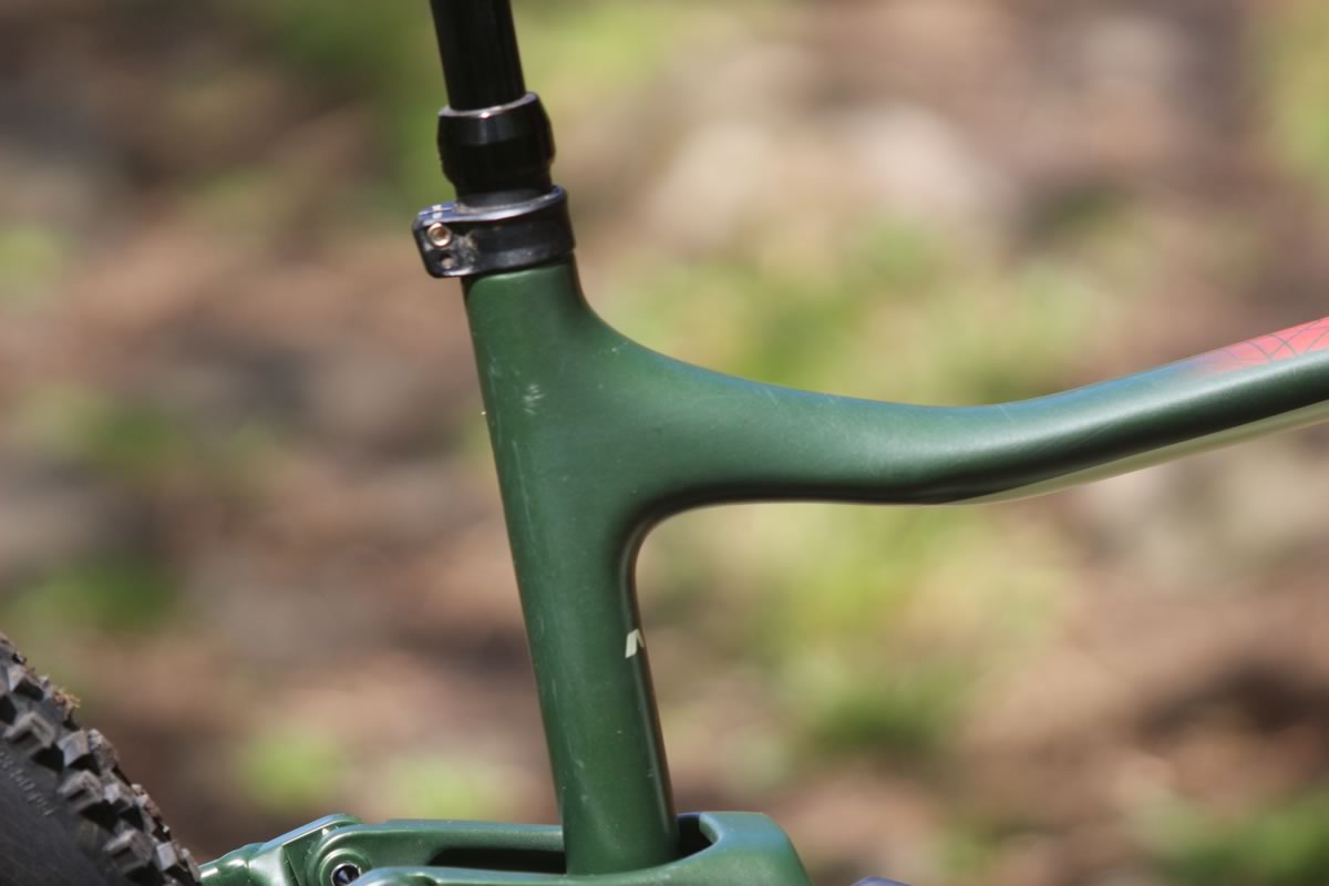 Almost maximum insertion on the dropper.