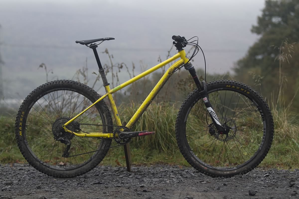 stif morf hardtail bikepark wales david hayward steel hardtail