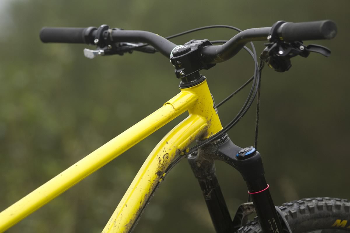 stif morf hardtail bikepark wales david hayward steel hardtail