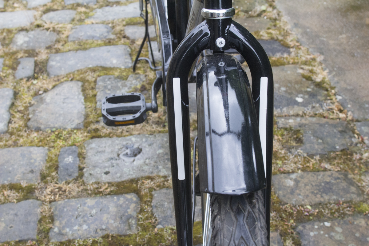 Fork detailing aids visibility.