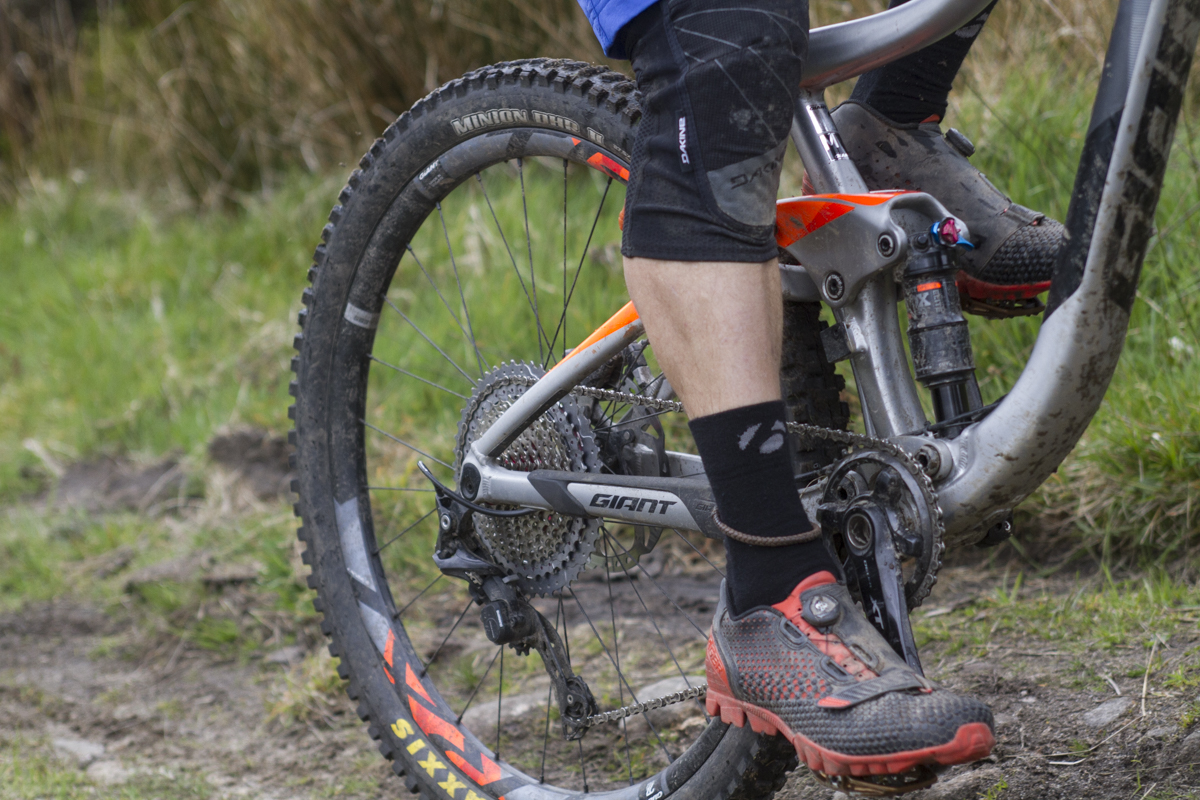 knee pads wil giant trance bontrager sunrace cassette