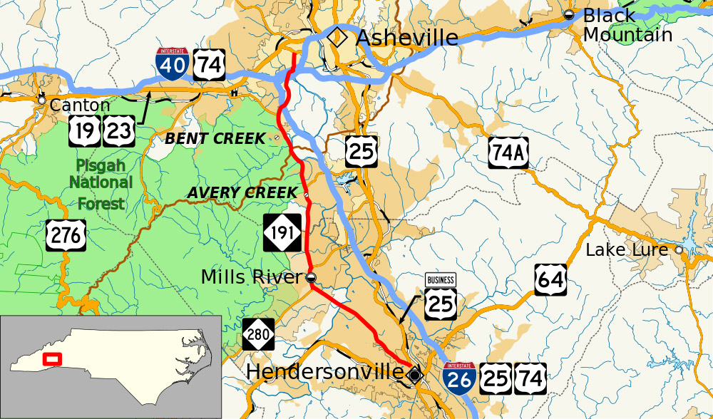 Pisgah map