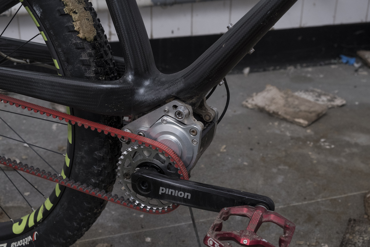 olsen ram carbon handmade pinion gearbox