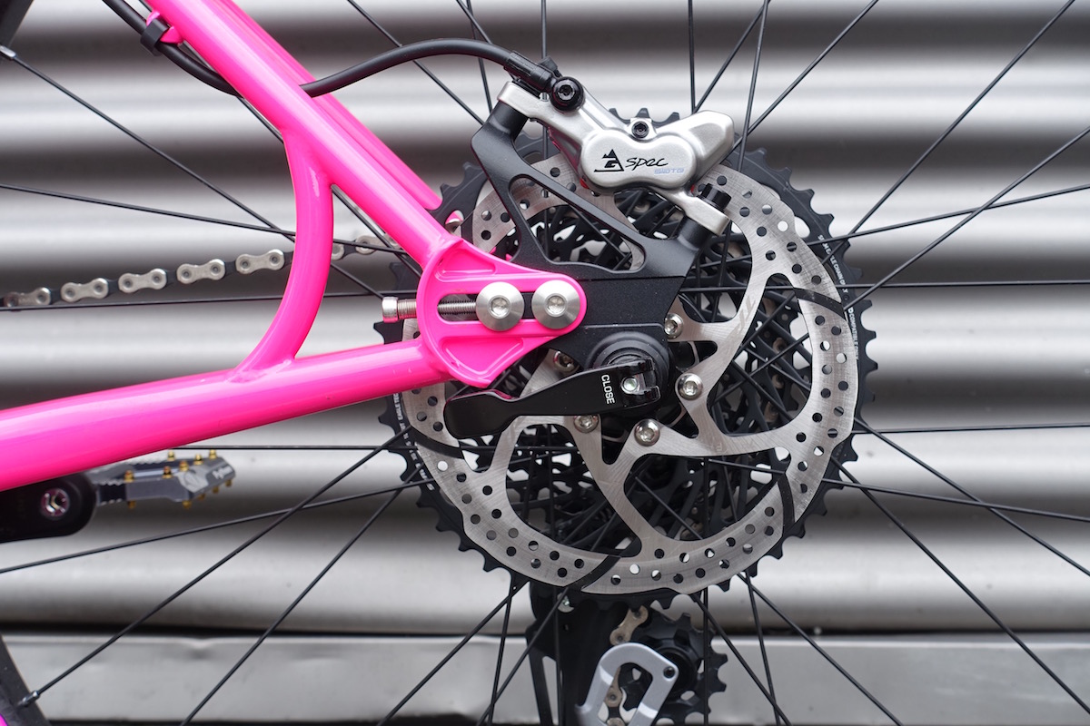 pipedream hardtail steel 27.5 plus 29 pink dvo zelvy