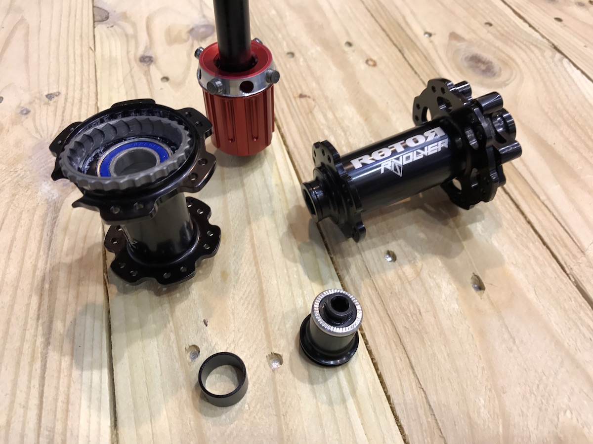 rotor freehub clutch mechanism hub