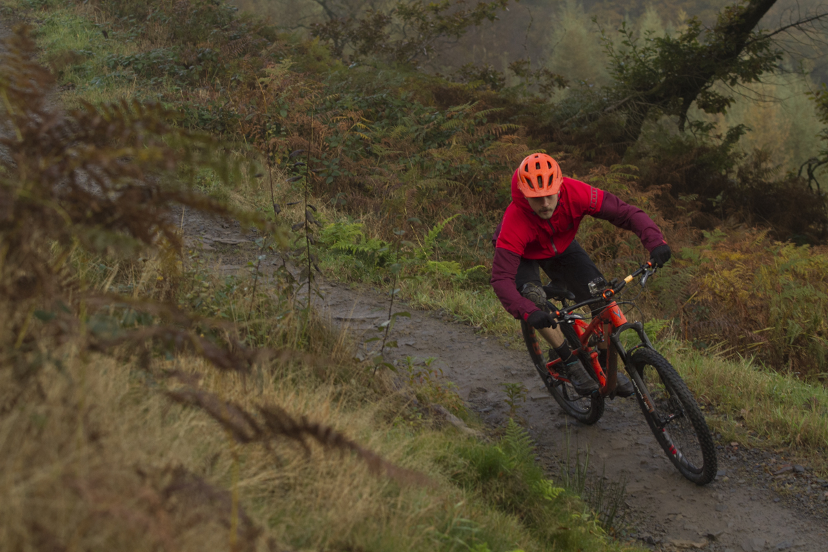 ion vario waterproof jacket wil bikepark wales