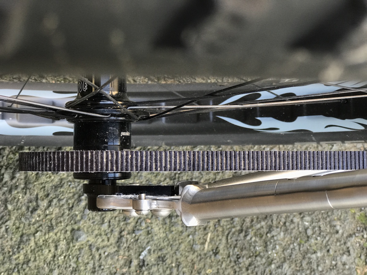 pilot cycles locum pinion titanium gearbox gates belt drive